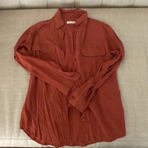 Equipment silk shirt